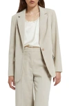 Ottod'ame One-button Jacket In Blue