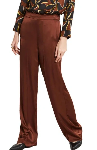 Ottod'ame Palazzo Trousers In Viscose In Brown