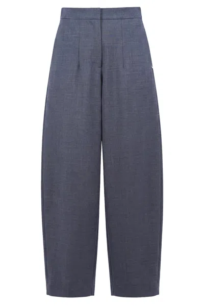Ottod'ame - Pants - 480319 - Grey In Gray