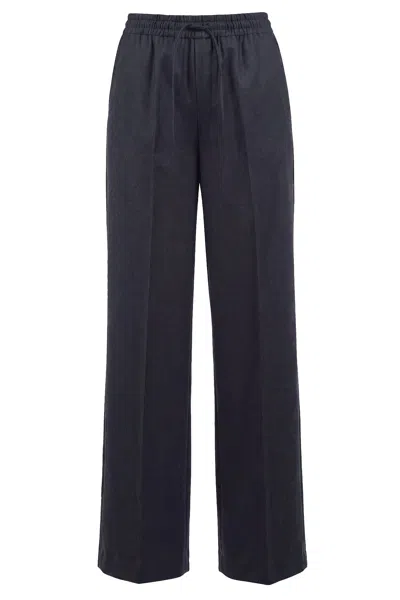 Ottod'ame - Pants - 480326 - Anthracite In Black