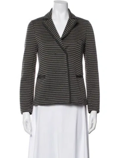 Pre-owned Ottod'ame Patterned Blazer In Multi