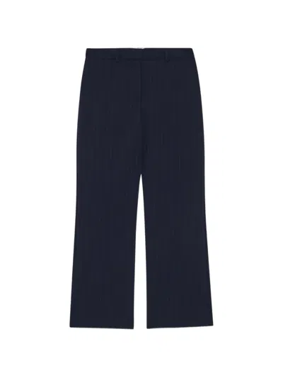 Ottod'ame Pinstripe-pattern Tailored Trousers In Multi