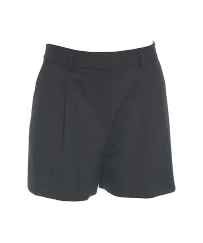 Ottod'ame Pleated Bermuda Shorts With Tailored Fit And Clean Closure In Gray