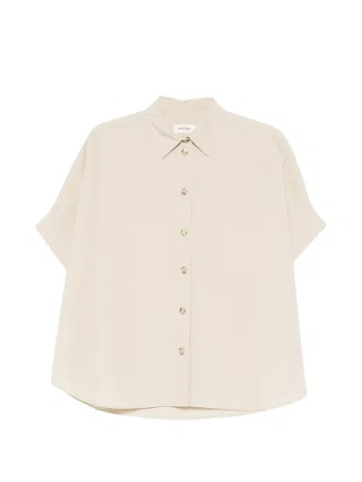 Ottod'ame Pocket Button Shirt In Neutral