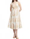 Ottod'ame Poplin Midi Dress In Tiglio
