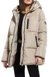 Ottod'ame Quilted Puffer Short Jacket In Neutral