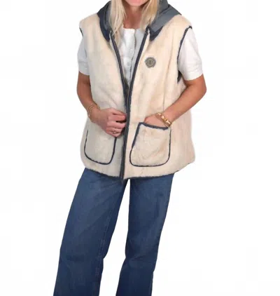 Ottod'ame Reversible Vest In Polvere In Multi