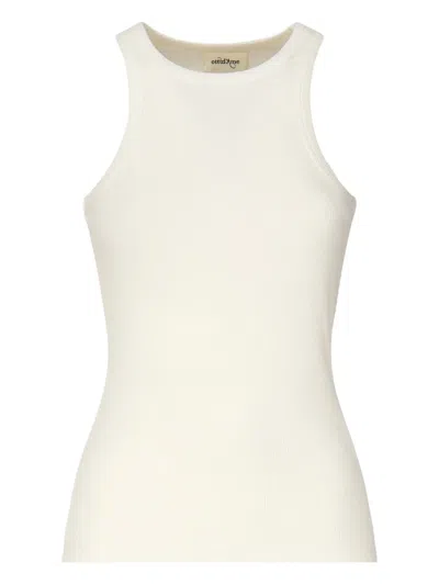 Ottod'ame Ribbed Sleeveless Tank Top
