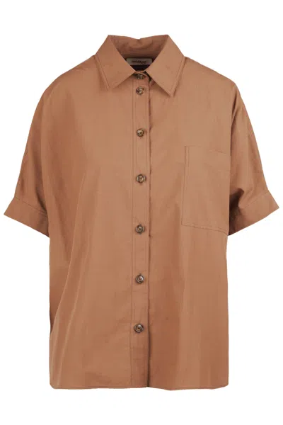 Ottod'ame - Shirt - 470717 - Chocolate In Brown