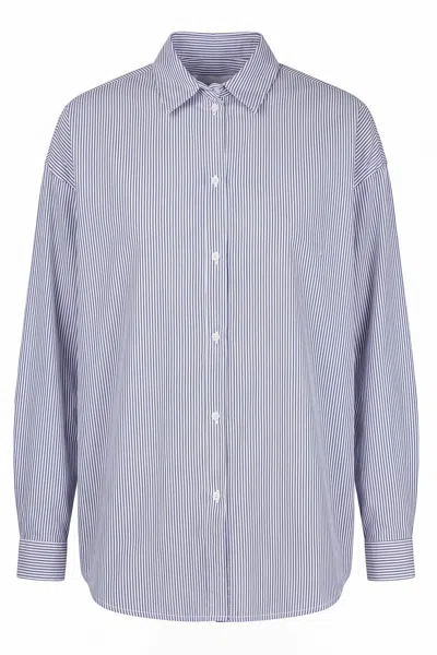 Ottod'ame - Shirt - 470738 - Blue/ Brown