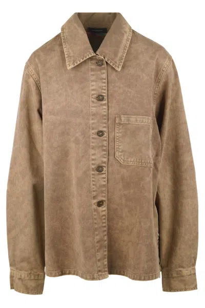 Ottod'ame - Shirt - 470783 - Earth In Brown