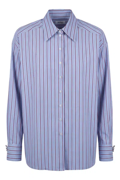 Ottod'ame - Shirt - 480363 - Blue/red In Azzurro/rosso