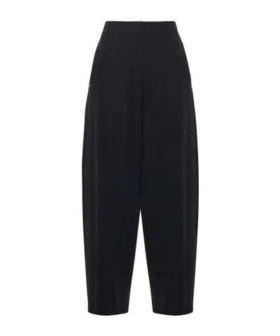Ottod'ame Side Pocket Bloomer Casual Pants In Black