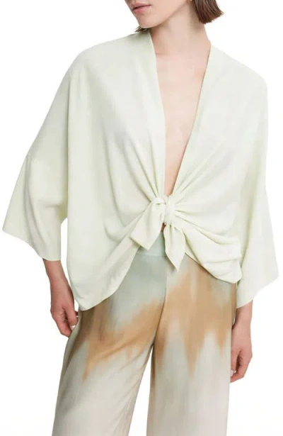 Ottod'ame Silk Blend Relaxed Fit Jacket In Animal Print