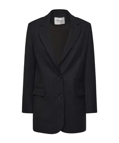 Ottod'ame Single-breasted Blazer In Black