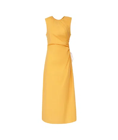 Ottod'ame Sleeveless Dress In Yellow