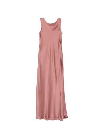 Ottod'ame Sleeveless Maxi Dress In Pink