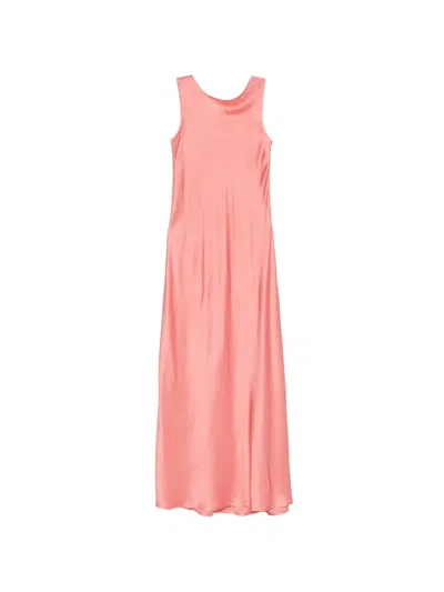 Ottod'ame Sleeveless Maxi Dress In Pink