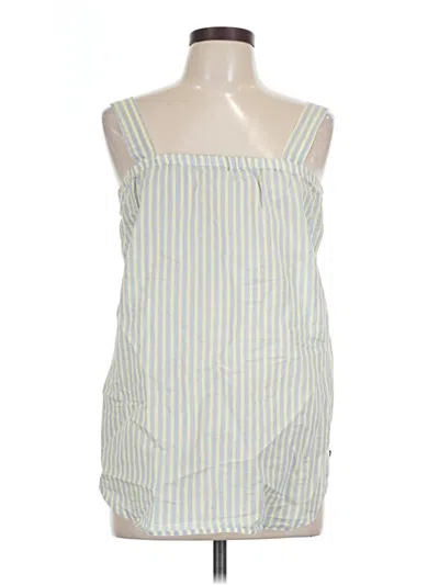 Pre-owned Ottod'ame Sleeveless Top Yellow Square Neckline Tops