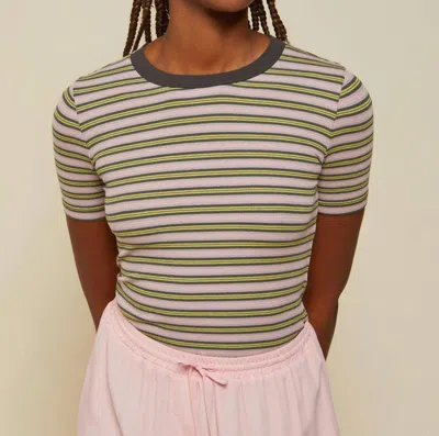 Ottod'ame Stretch Viscose Top In Marshmallow In White