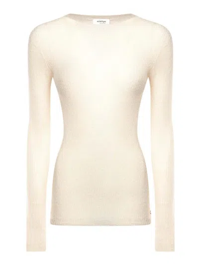 Ottod'ame Viscose Blend Sweater In Red