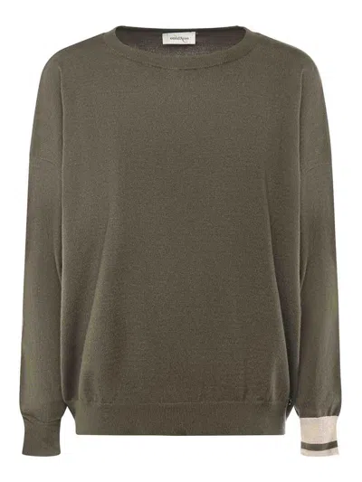 Ottod'ame Viscose Sweater In Green