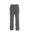 Ottod'ame Tailored Chino Pants With Side Pockets In Gray