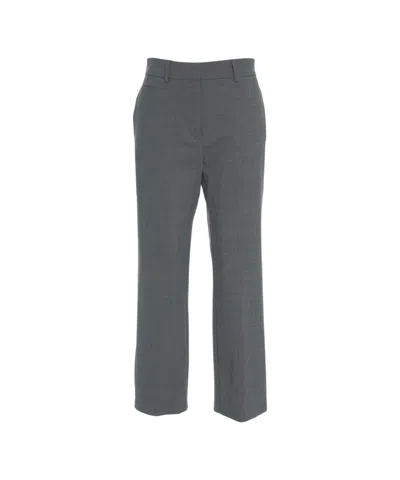 Ottod'ame Tailored Chino Pants With Side Pockets In Gray