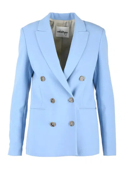 Ottod'ame Tailored Jacket - Light Blue