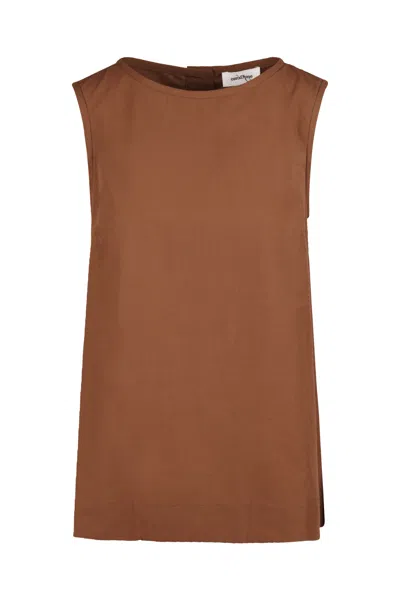 Ottod'ame - Top - 470715 - Chocolate In Brown