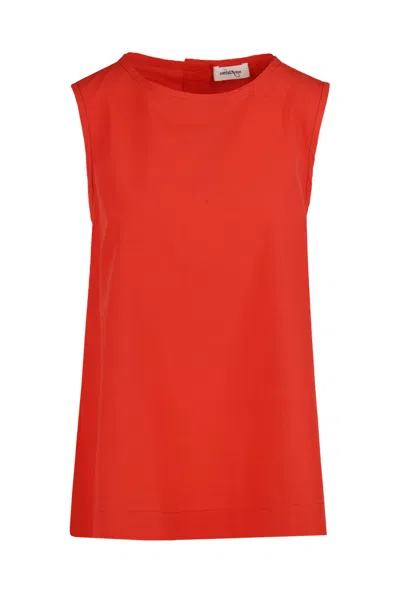 Ottod'ame - Top - 470715 - Red In White
