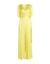 Ottod'ame Trésor Woman Jumpsuit Yellow Size 6 Viscose In Yellow