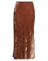 Ottod'ame Trésor Woman Midi Skirt Camel Size 6 Rayon, Polyamide