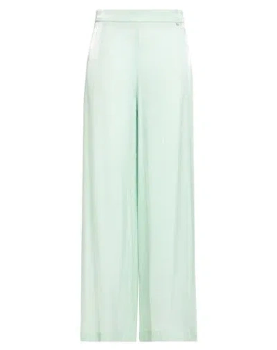 Ottod'ame Trésor Woman Pants Light Green Size 10 Viscose, Polyester
