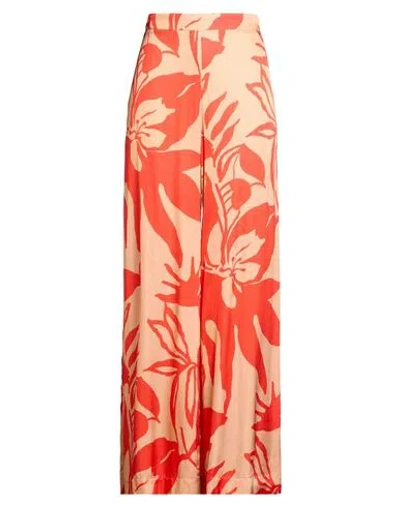 Ottod'ame Trésor Woman Pants Orange Size 2 Viscose