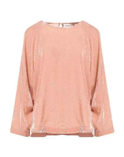 Ottod'ame Trèsor Woman Top Blush Size 10 Rayon, Polyamide In Pink