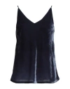 Ottod'ame Trésor Woman Top Midnight Blue Size 8 Rayon, Polyamide