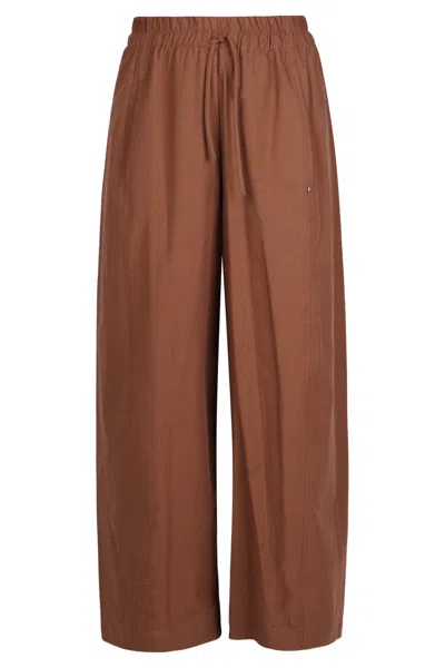 Ottod'ame - Trousers - 470718 - Chocolate In Brown