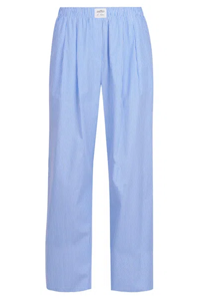 Ottod'ame - Trousers - 470730 - Blue/white In Brown