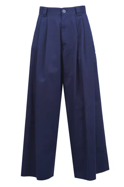 Ottod'ame - Trousers - 470734 - Blue