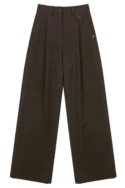 Ottod'ame - Trousers - 480355 - Oliva In Brown