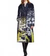 Ottod'ame Varunica Coat In Navy In Multi