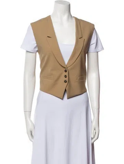 Pre-owned Ottod'ame Vest W/ Tags In Neutral