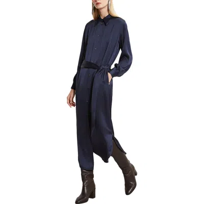 Ottod'ame Viscose Long Chemisier In Blue