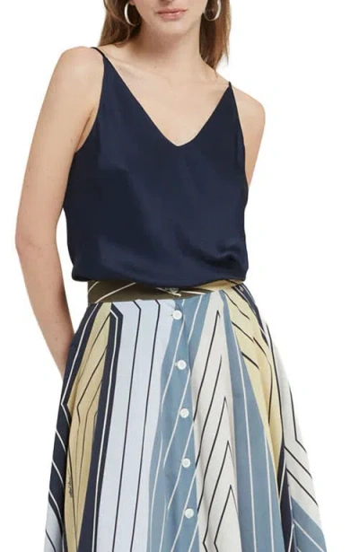 Ottod'ame Viscose Top In Blue