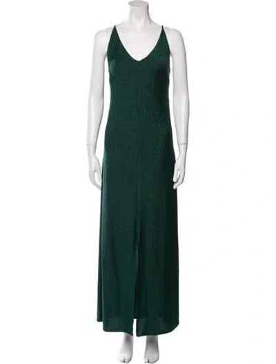 Pre-owned Ottod'ame V-neck Long Dress W/ Tags