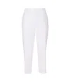Ottod'ame Waistband Loop Casual Pants In White