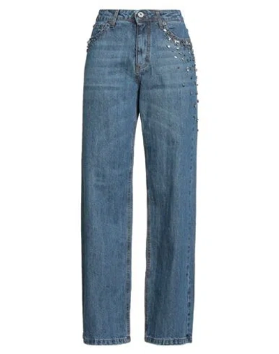 Ottod'ame We Love Denim Woman Jeans Blue Size 32 Cotton