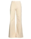 Ottod'ame We Love Denim Woman Pants Beige Size 30 Organic Cotton, Elastane