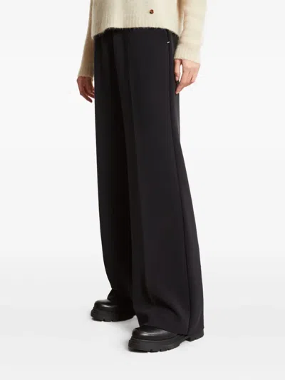 Ottod'ame Wide-leg Trousers In Black